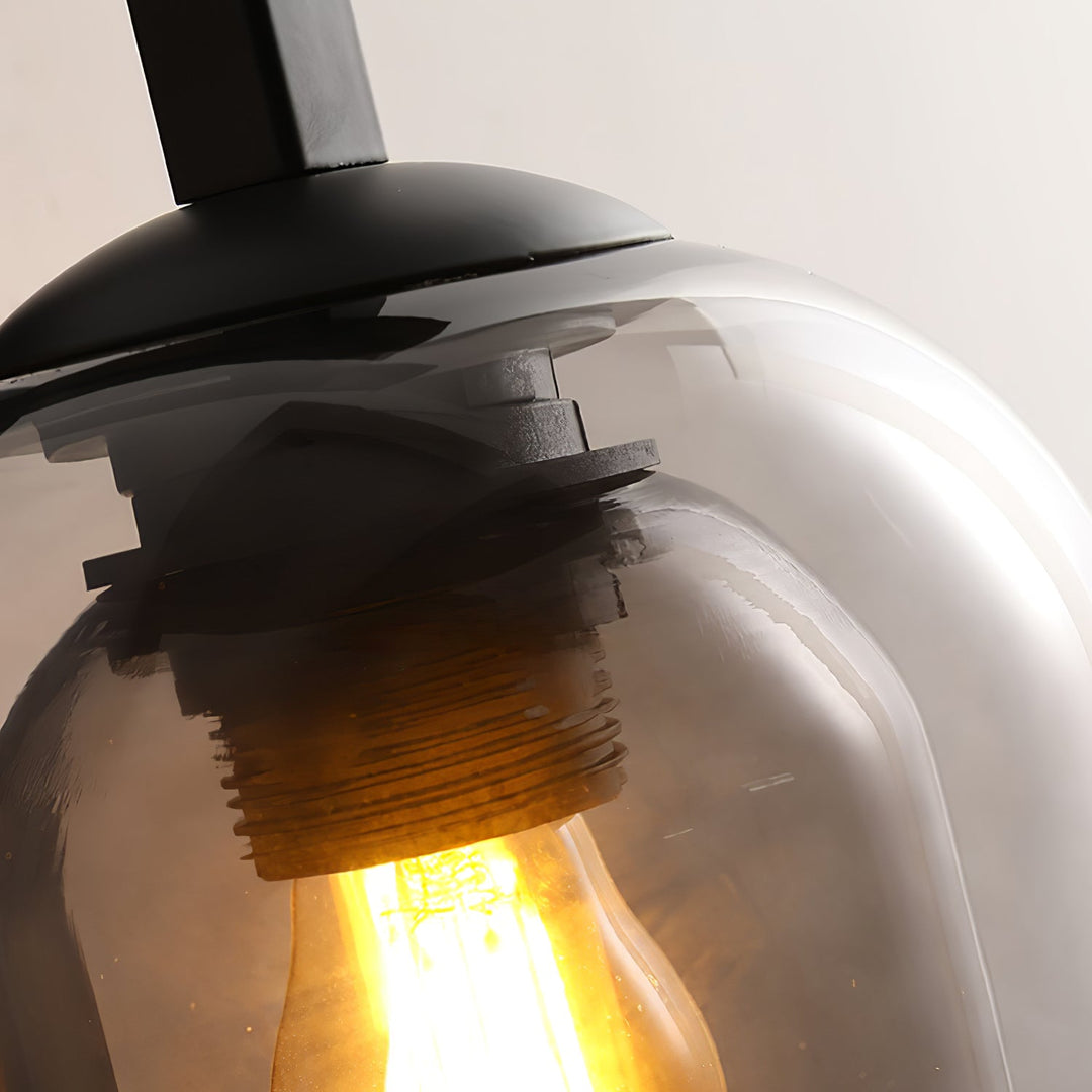 Szklana Lampa Ścienna Tubularna