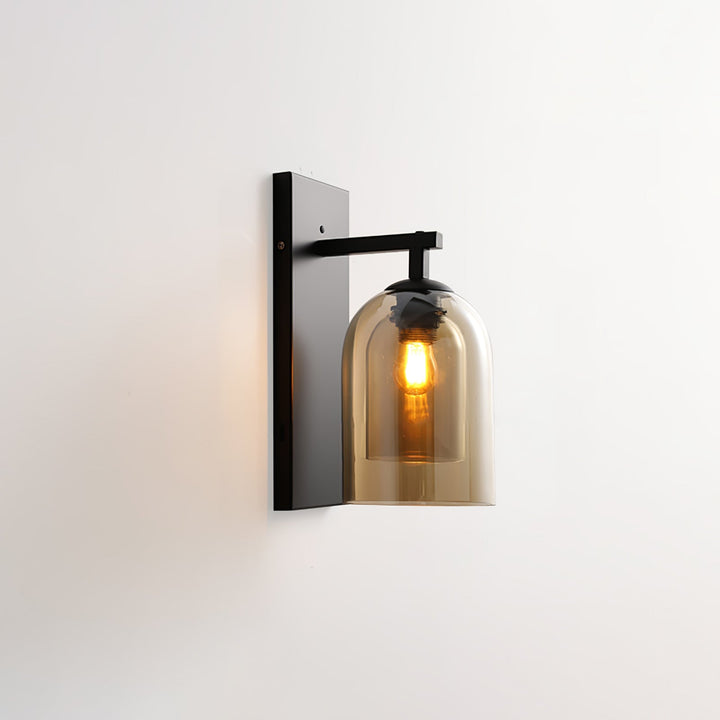 Szklana Lampa Ścienna Tubularna