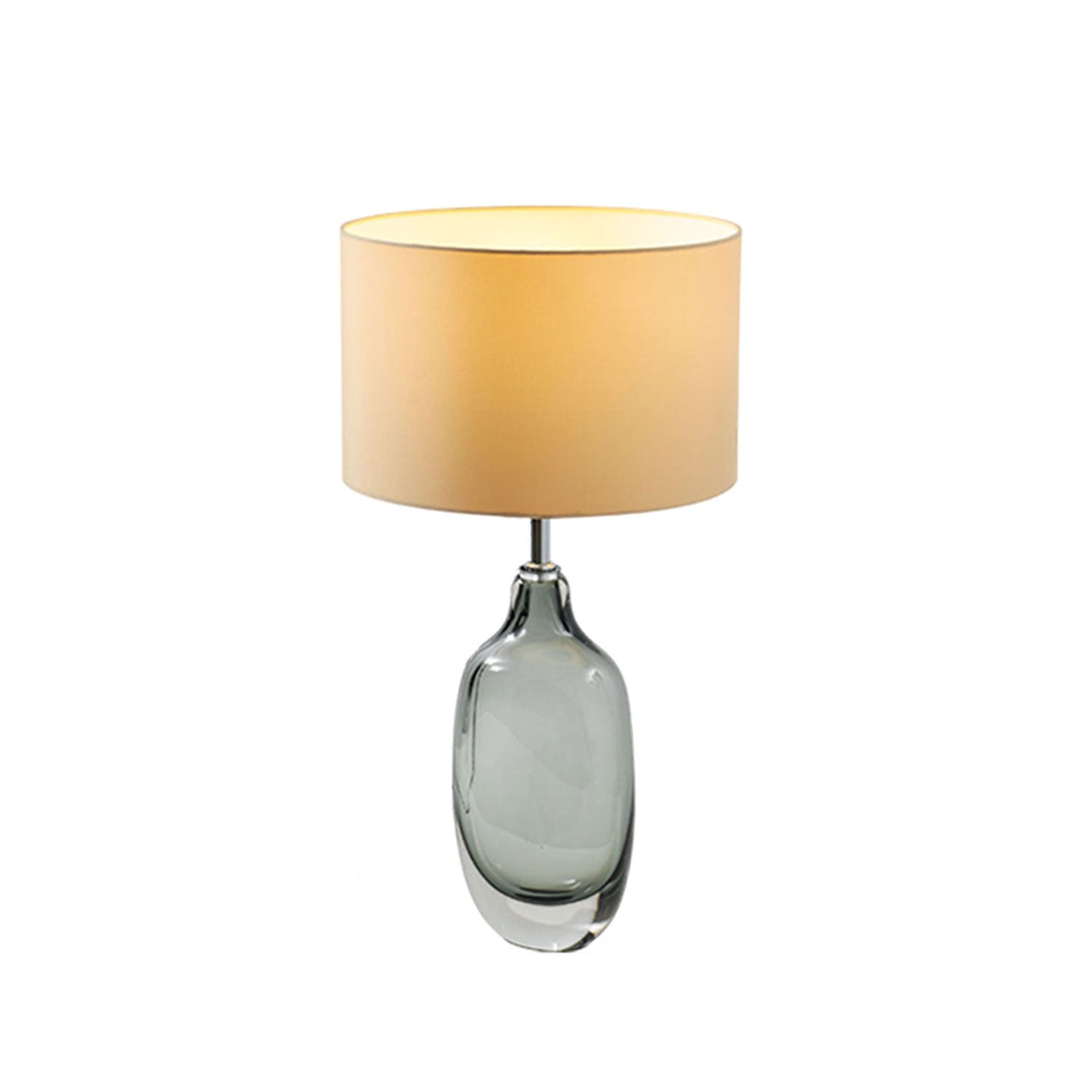 Lampa stołowa z kryształu pokrytego szkłem