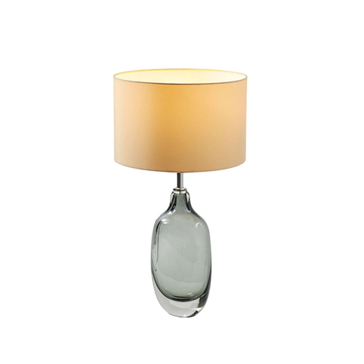 Lampa stołowa z kryształu pokrytego szkłem