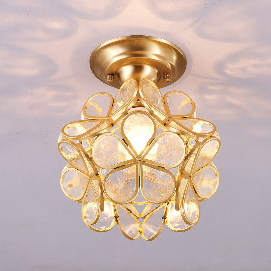 Złoty Kwiat Lampa sufitowa