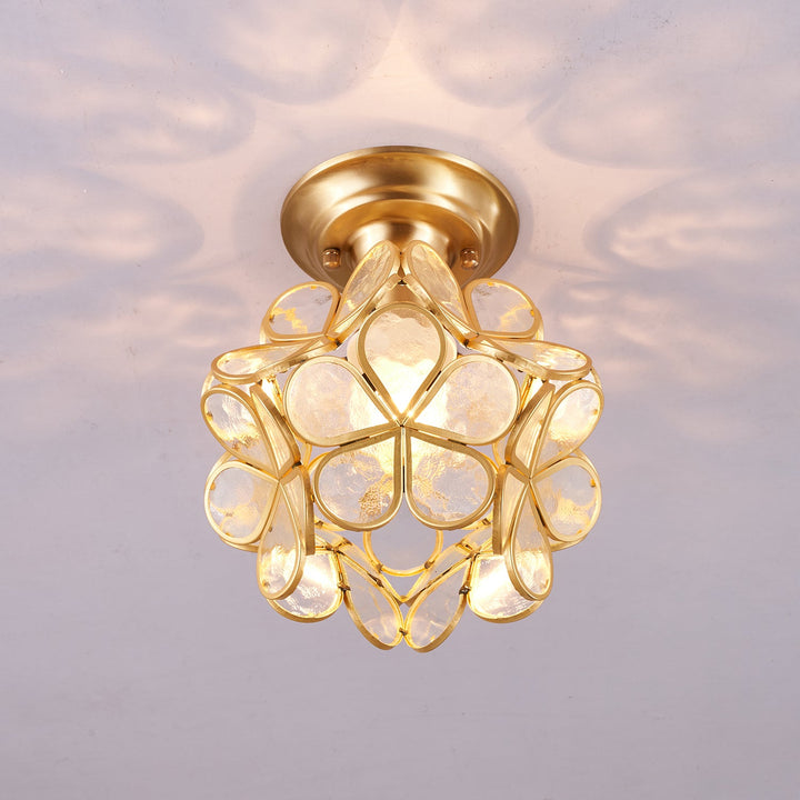 Złoty Kwiat Lampa sufitowa