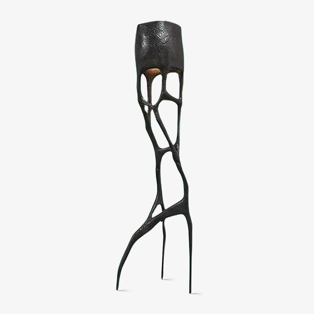 Lampa podłogowa rzeźba gotycka