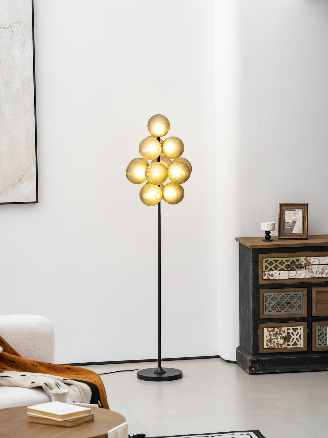 Lampa Podłogowa Winogronowa