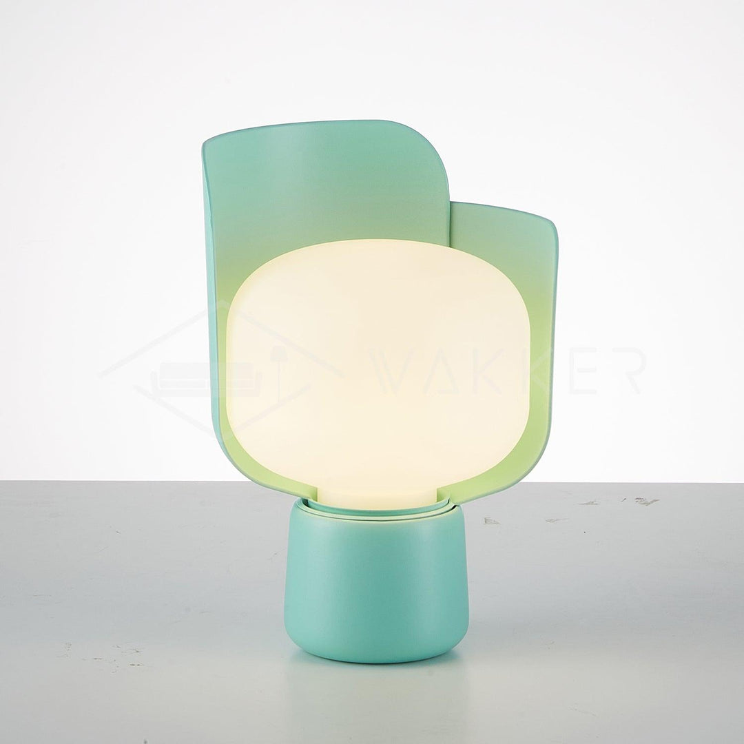 Szklana lampa stołowa Petals