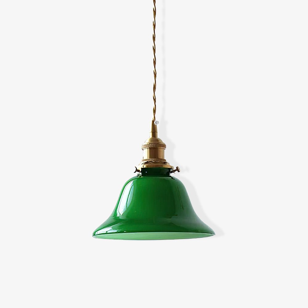 Zielona Lampa Wisząca Bell