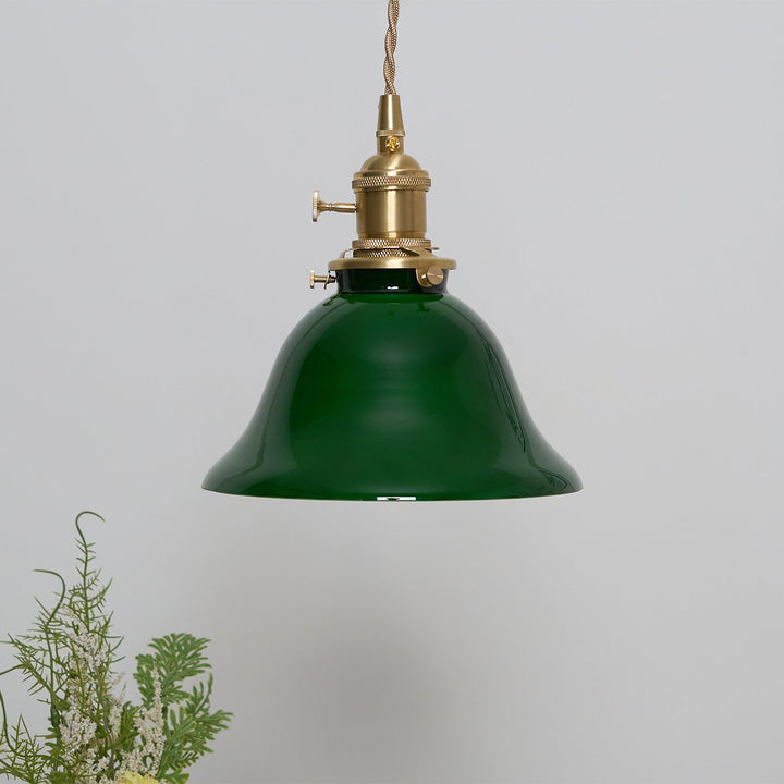 Zielona Lampa Wisząca Bell
