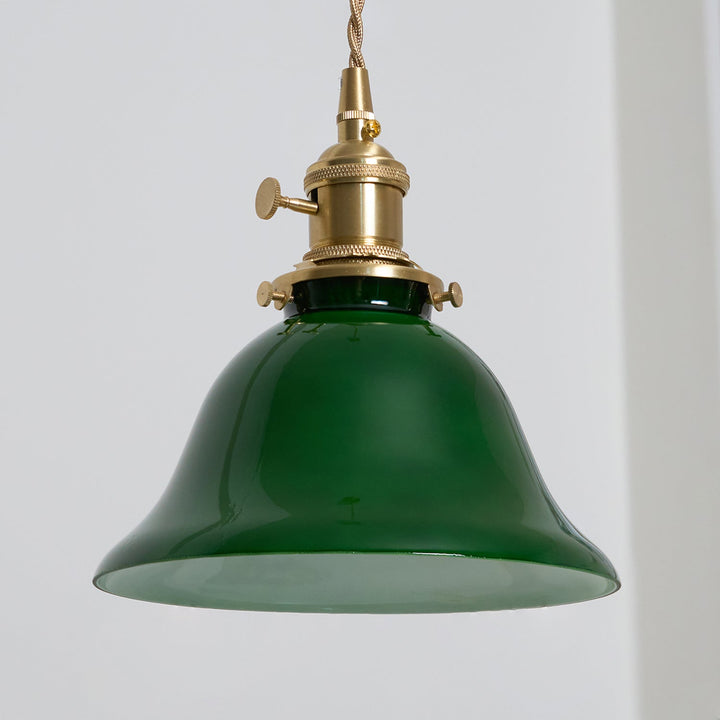 Zielona Lampa Wisząca Bell