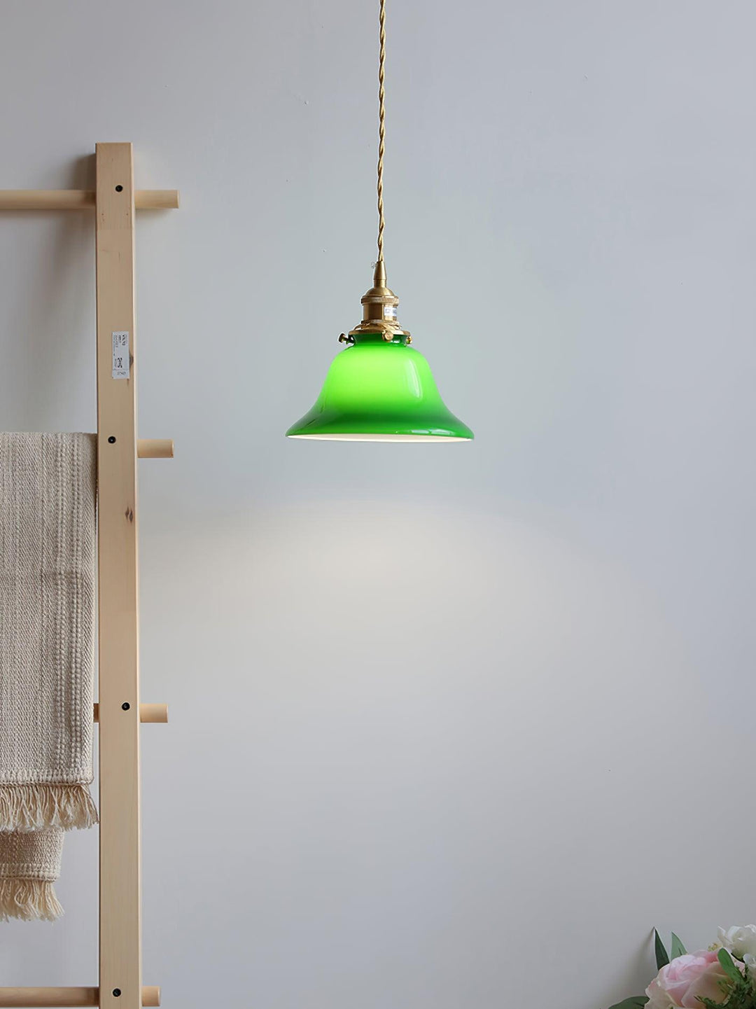 Zielona Lampa Wisząca Bell