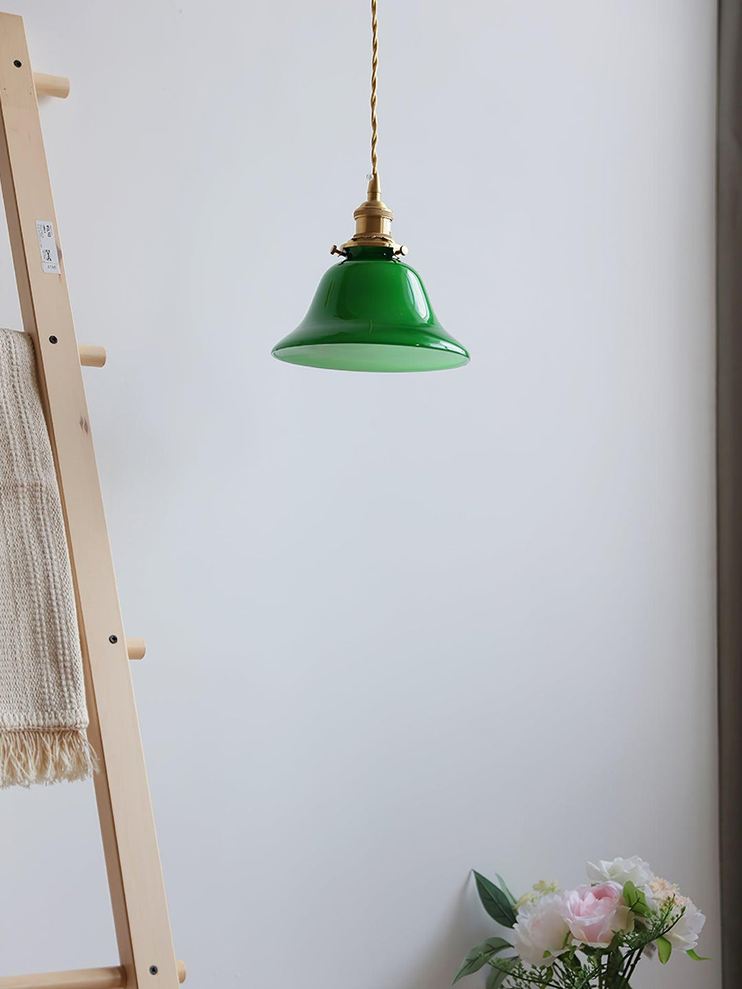 Zielona Lampa Wisząca Bell