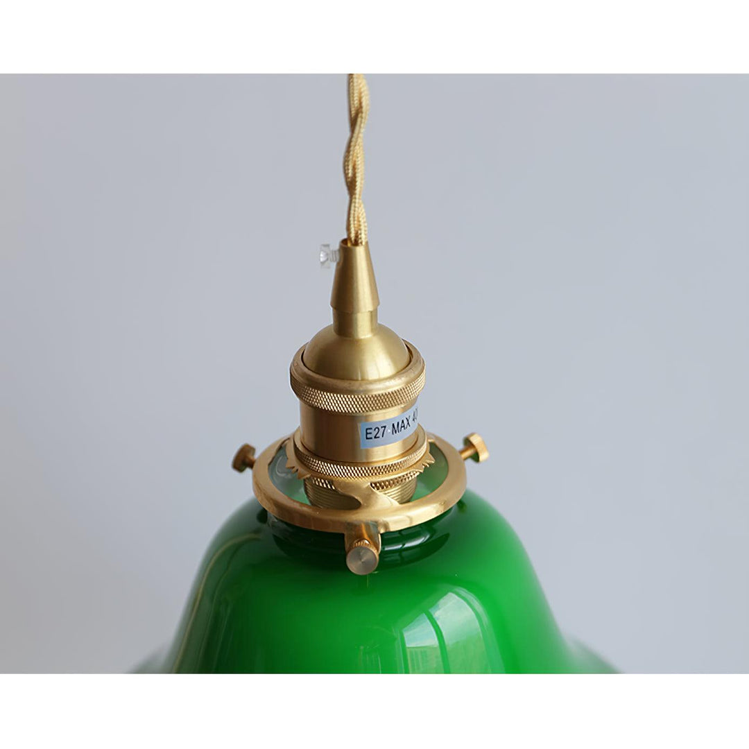 Zielona Lampa Wisząca Bell