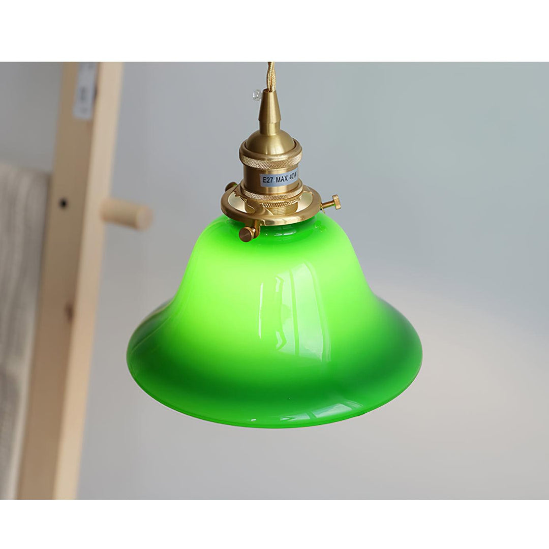 Zielona Lampa Wisząca Bell