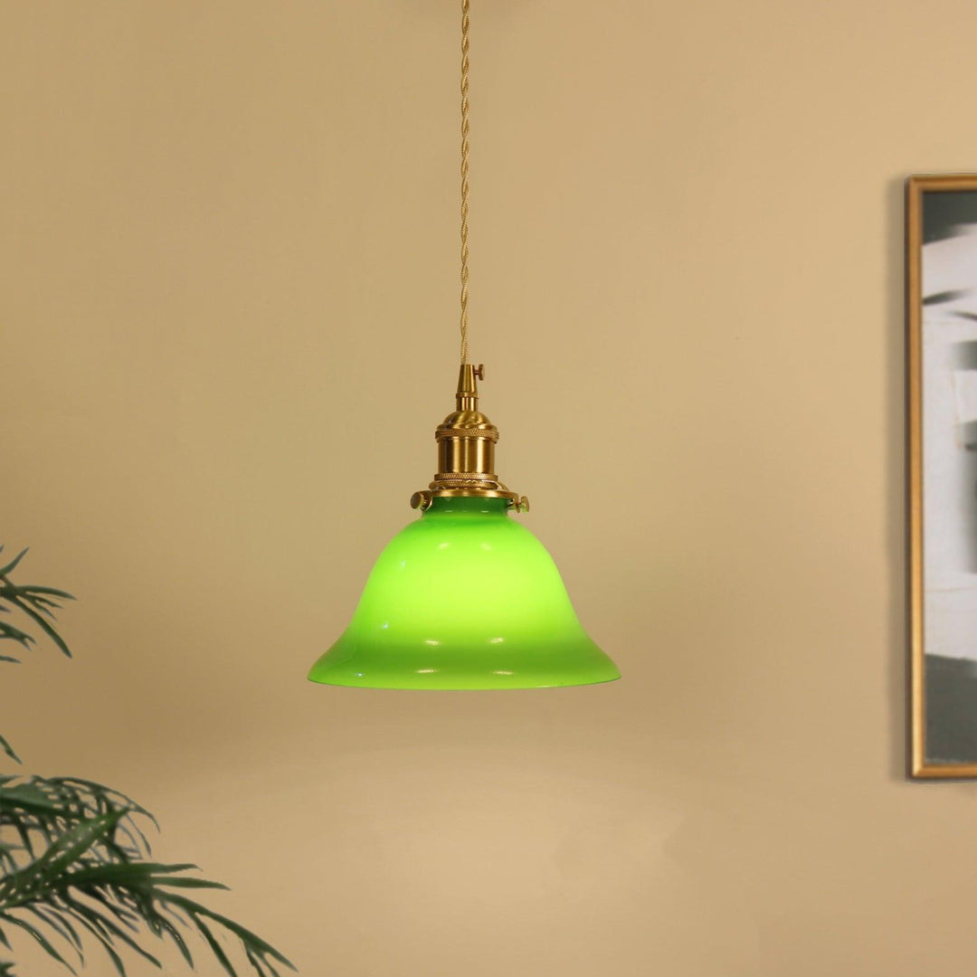 Zielona Lampa Wisząca Bell