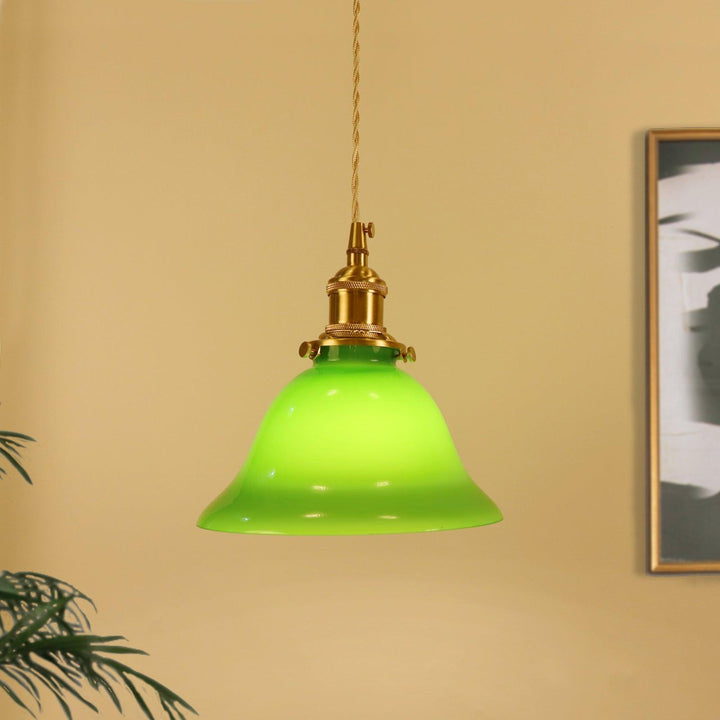 Zielona Lampa Wisząca Bell