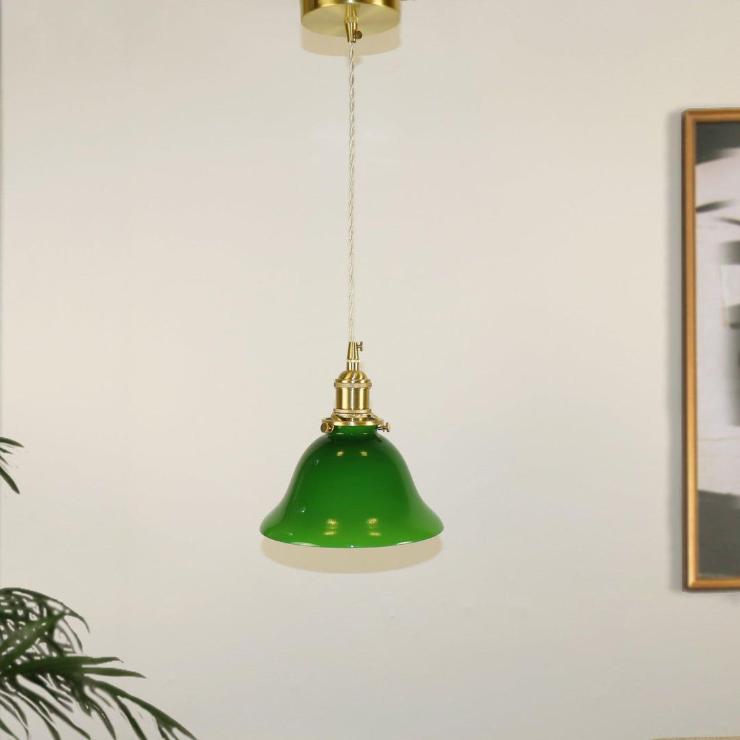 Zielona Lampa Wisząca Bell