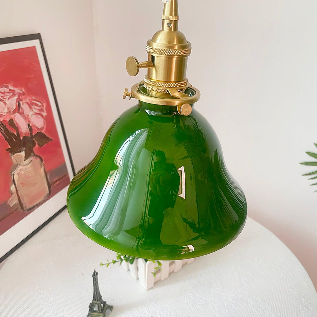 Zielona Lampa Wisząca Bell
