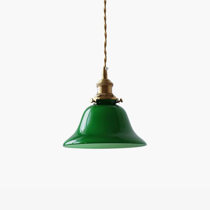 Zielona Lampa Wisząca Bell