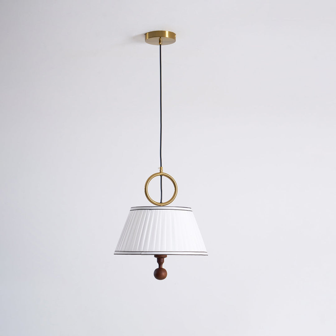 Lampa wisząca Alina z tkaniny