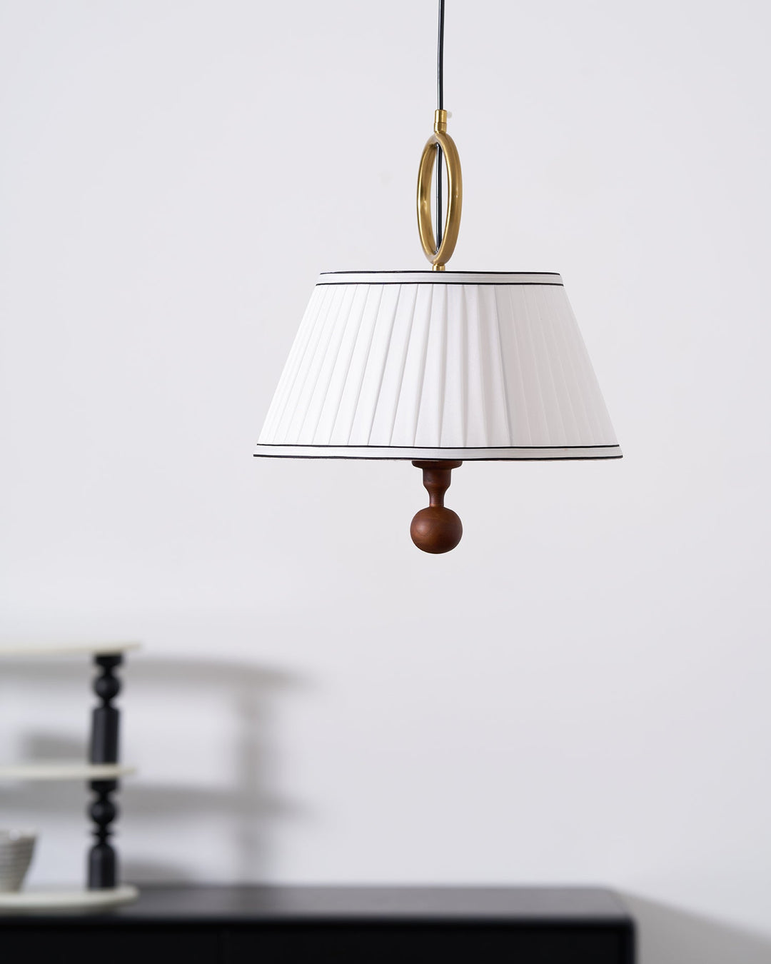 Lampa wisząca Alina z tkaniny