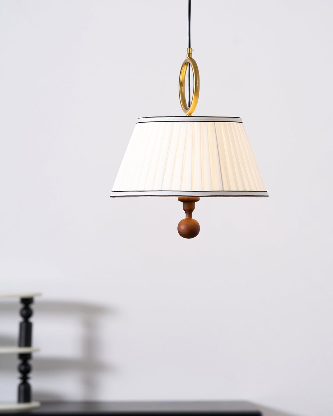 Lampa wisząca Alina z tkaniny