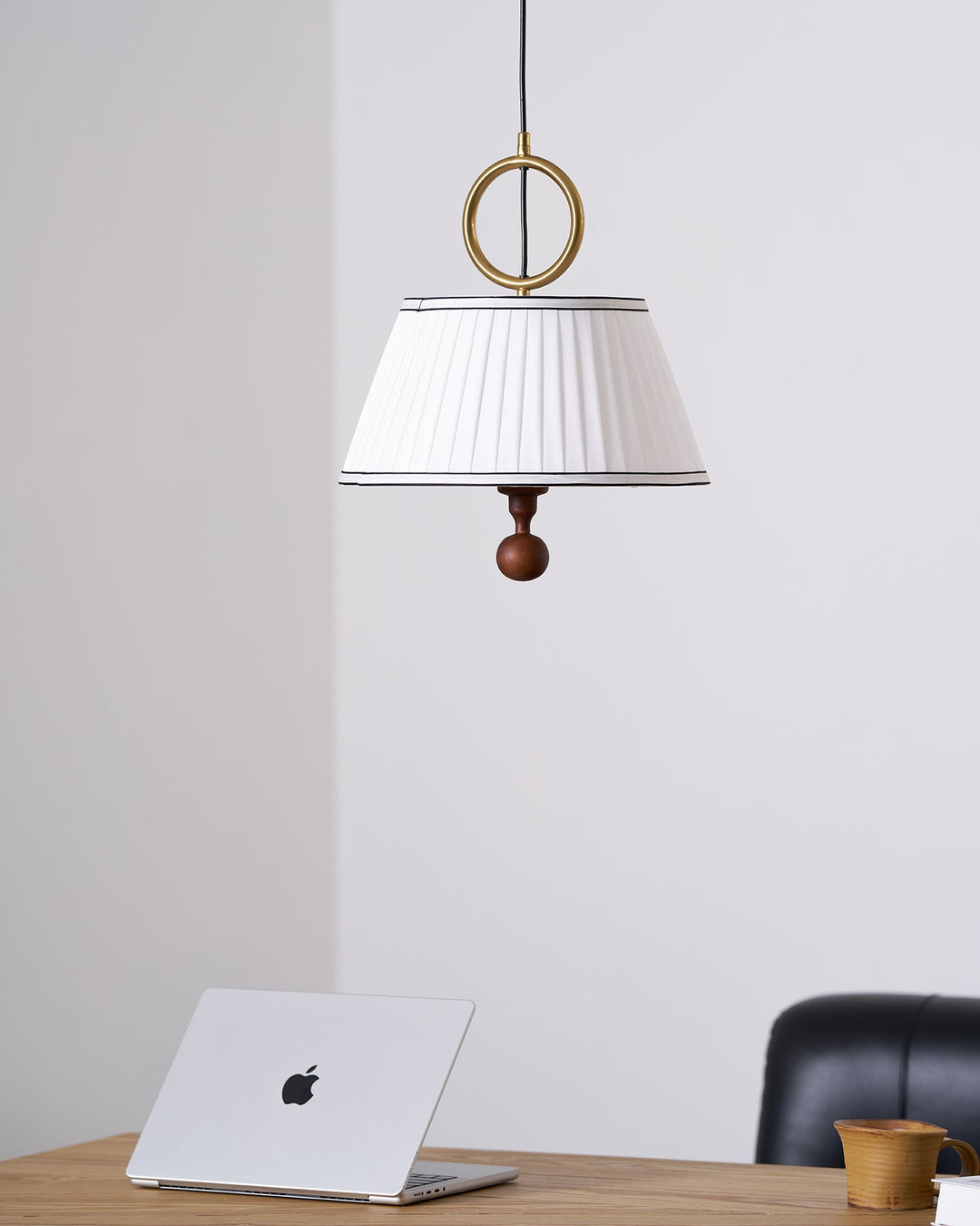 Lampa wisząca Alina z tkaniny
