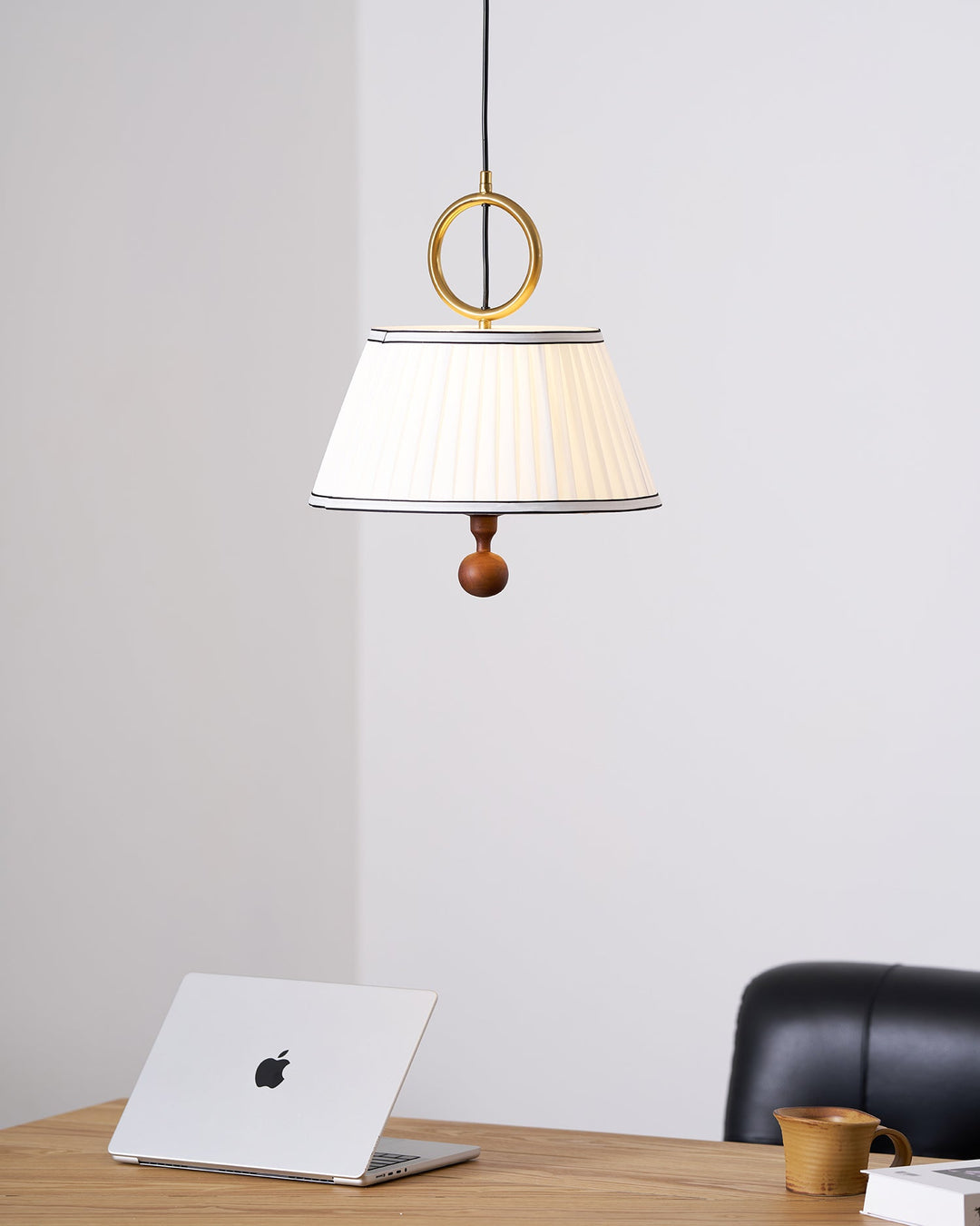 Lampa wisząca Alina z tkaniny