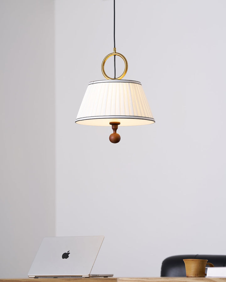 Lampa wisząca Alina z tkaniny