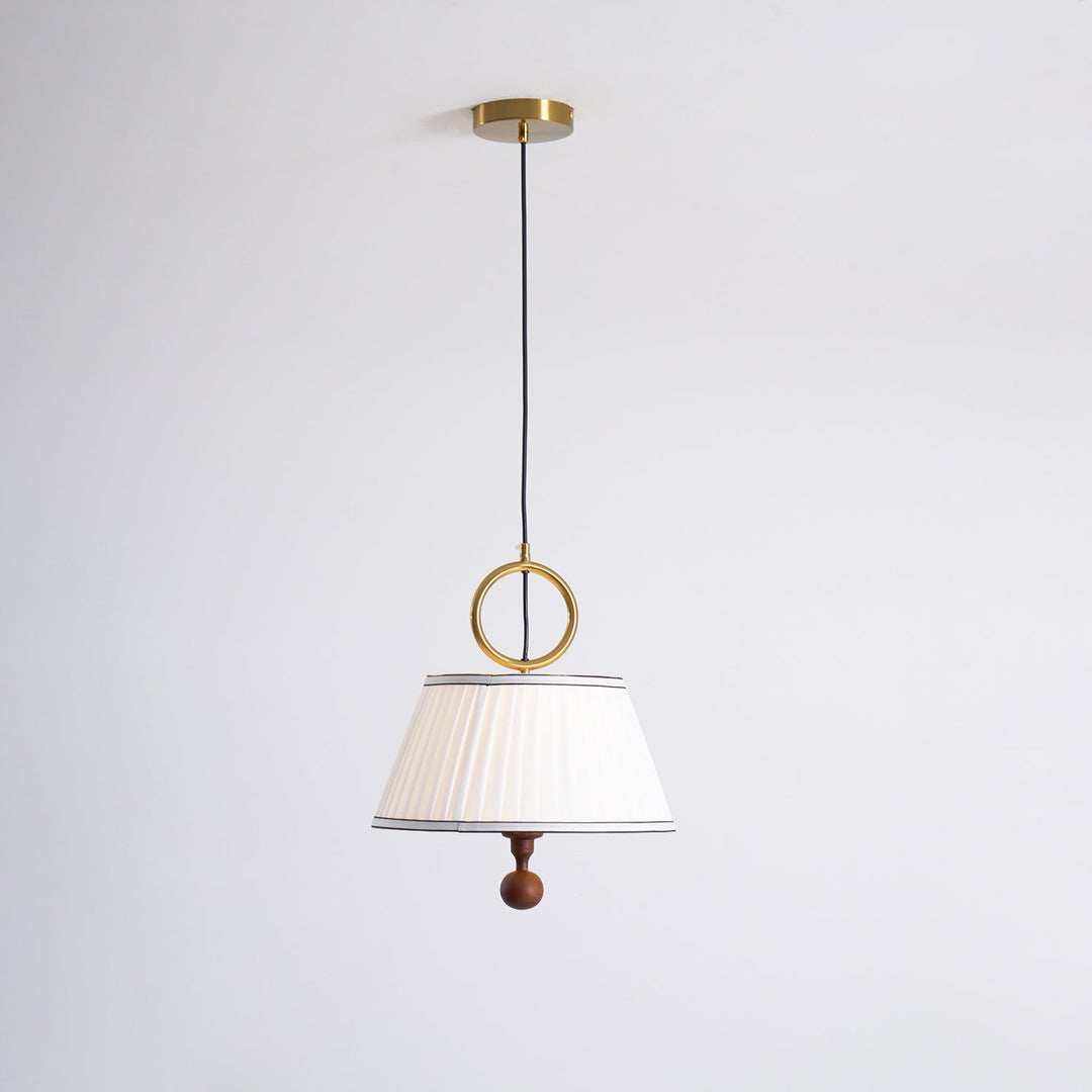 Lampa wisząca Alina z tkaniny