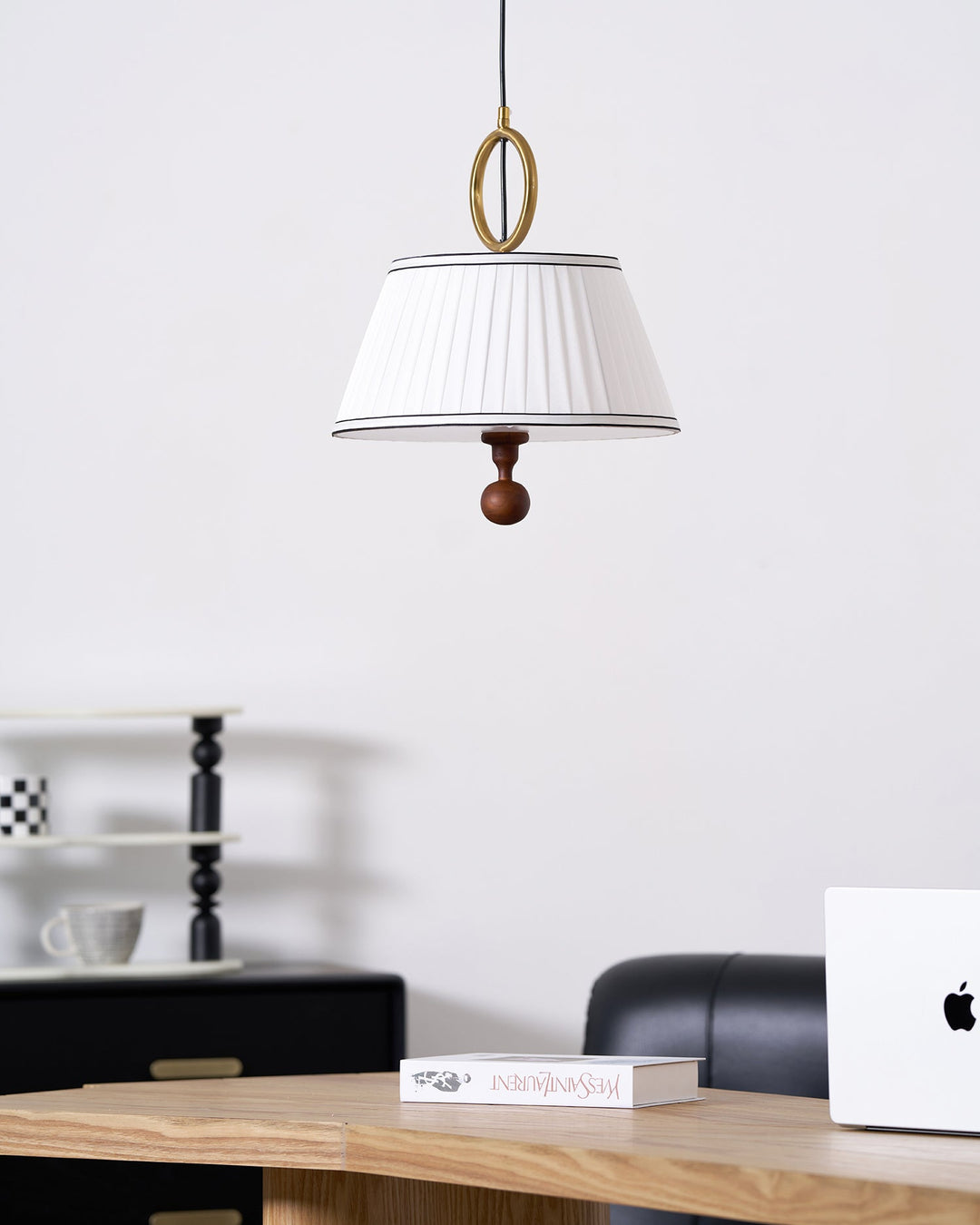 Lampa wisząca Alina z tkaniny