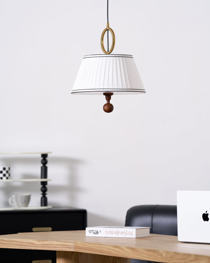 Lampa wisząca Alina z tkaniny