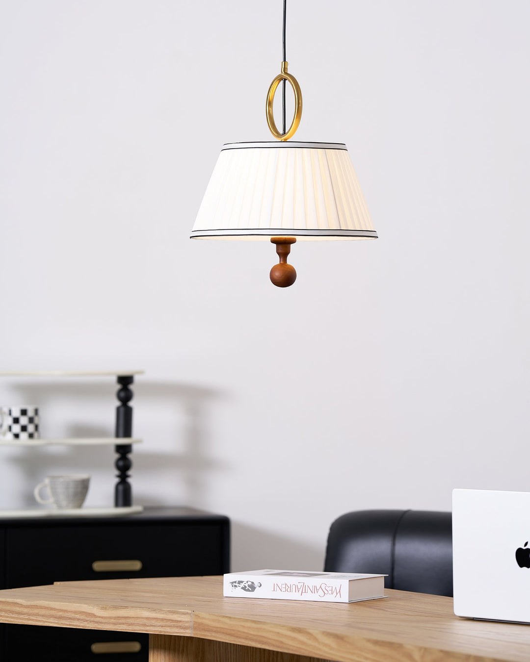 Lampa wisząca Alina z tkaniny