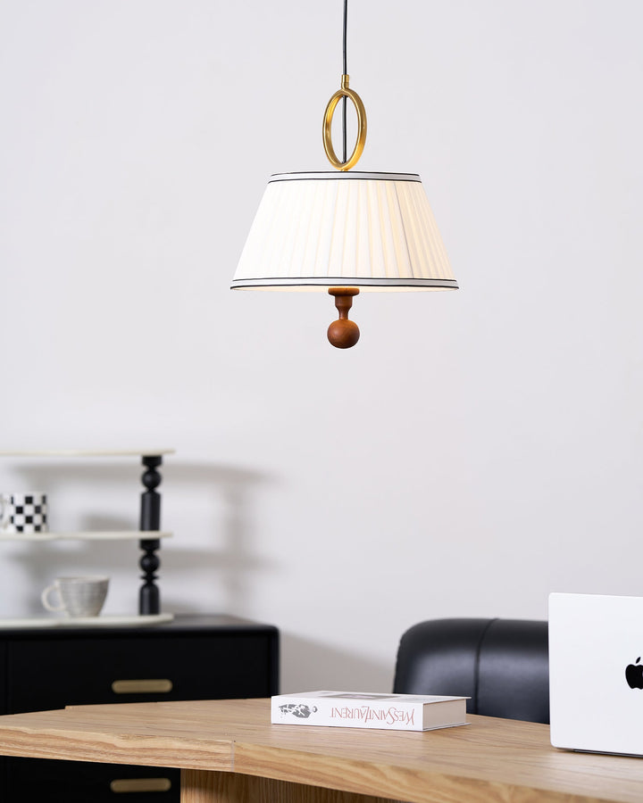 Lampa wisząca Alina z tkaniny
