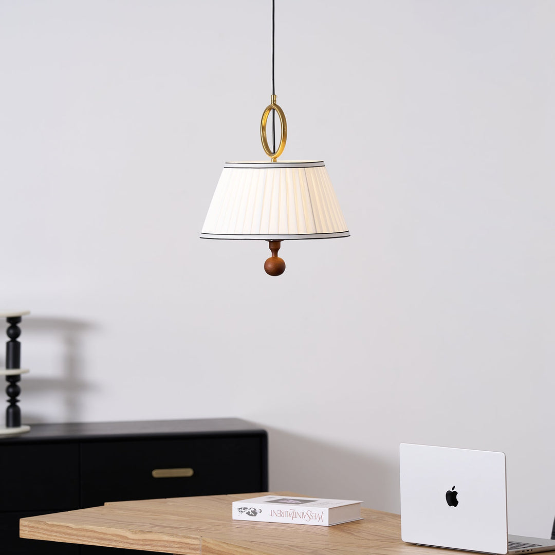 Lampa wisząca Alina z tkaniny