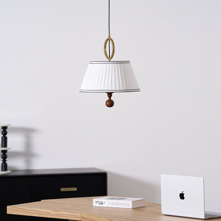 Lampa wisząca Alina z tkaniny