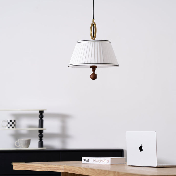 Lampa wisząca Alina z tkaniny