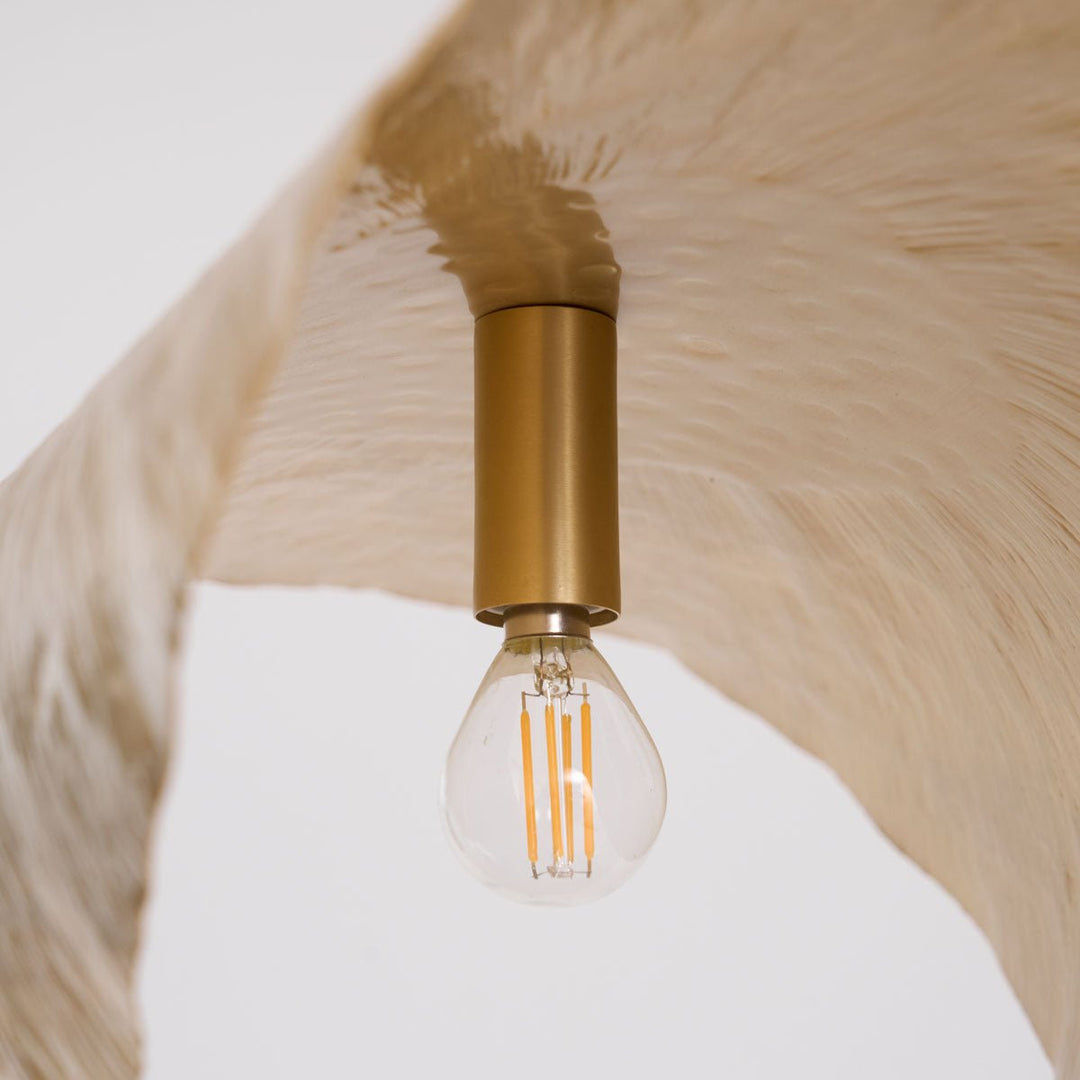 Wisząca lampa młotkowana