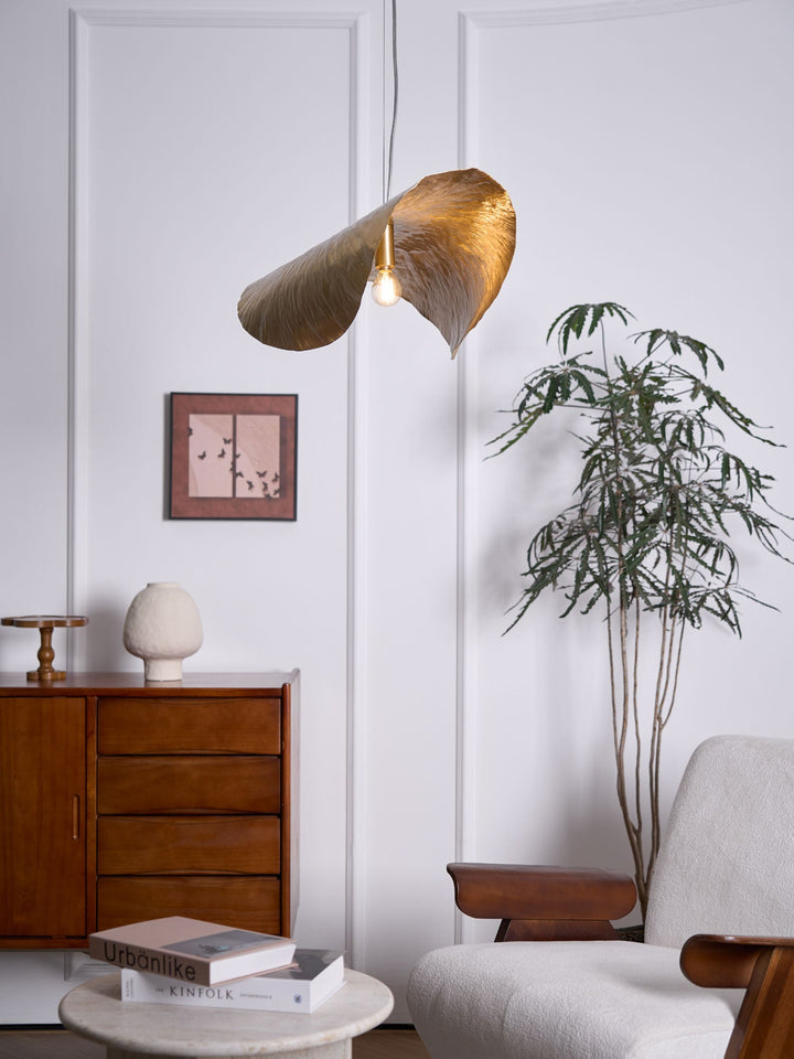 Wisząca lampa młotkowana