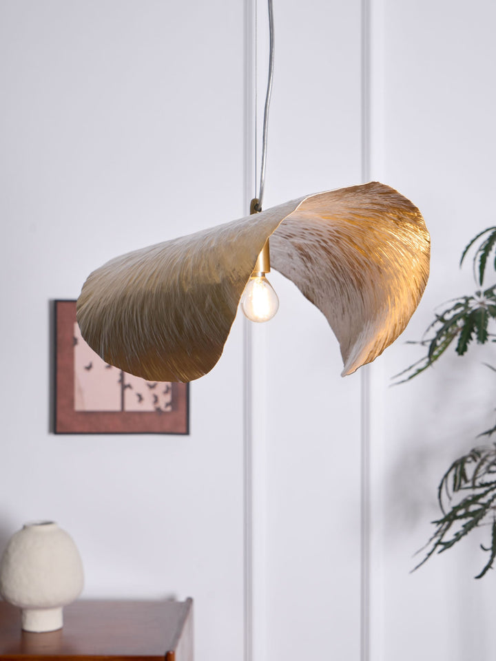 Wisząca lampa młotkowana