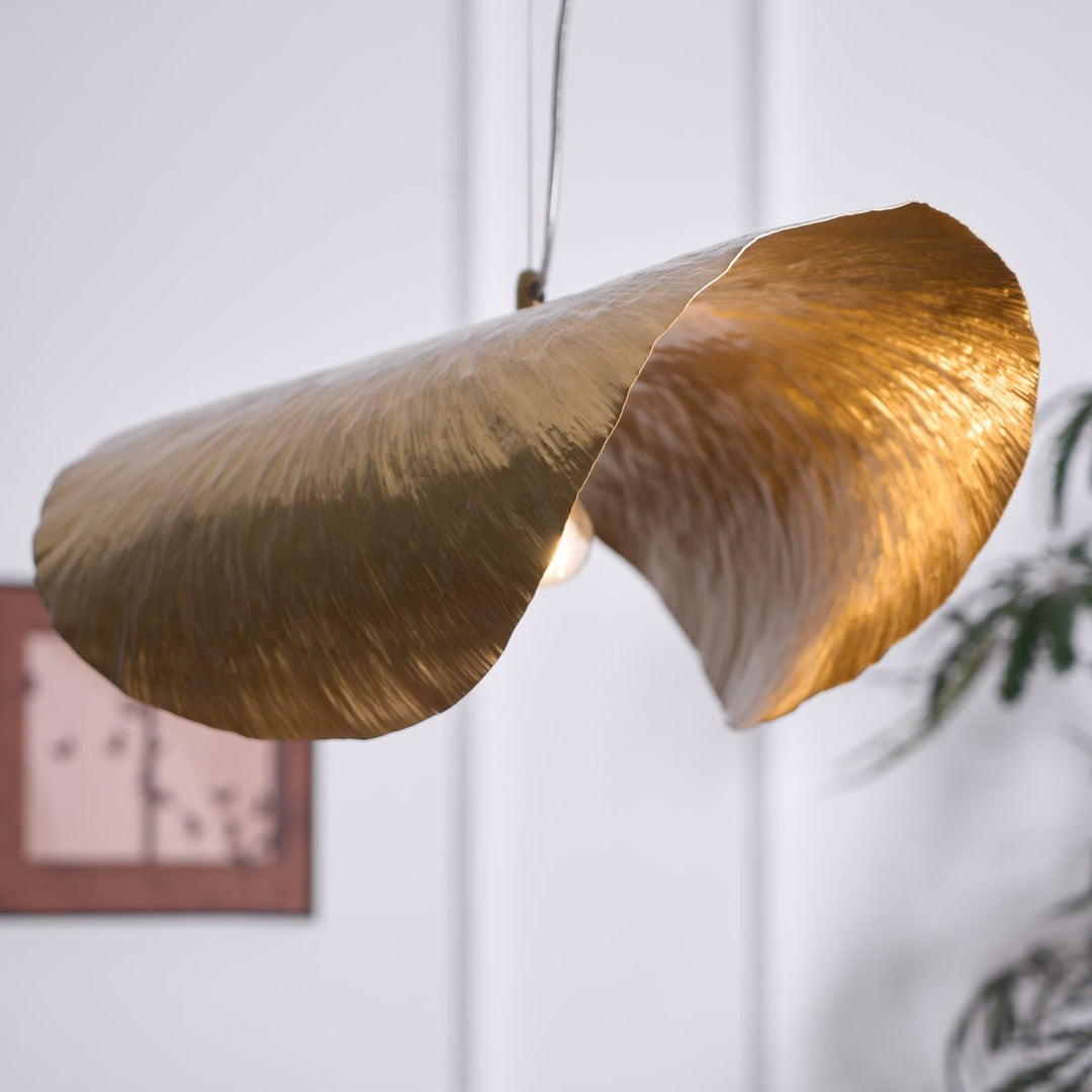 Wisząca lampa młotkowana