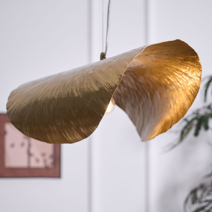 Wisząca lampa młotkowana