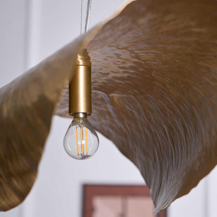Wisząca lampa młotkowana