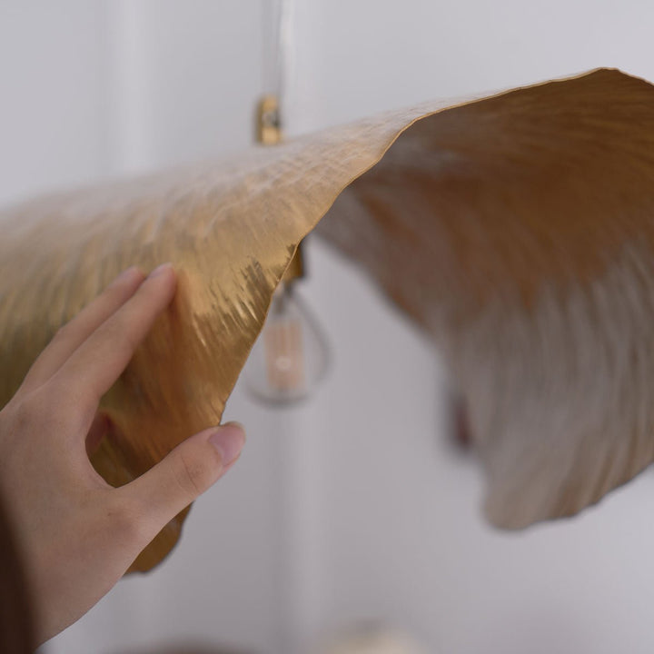 Wisząca lampa młotkowana