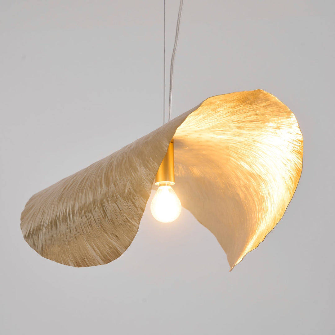 Wisząca lampa młotkowana
