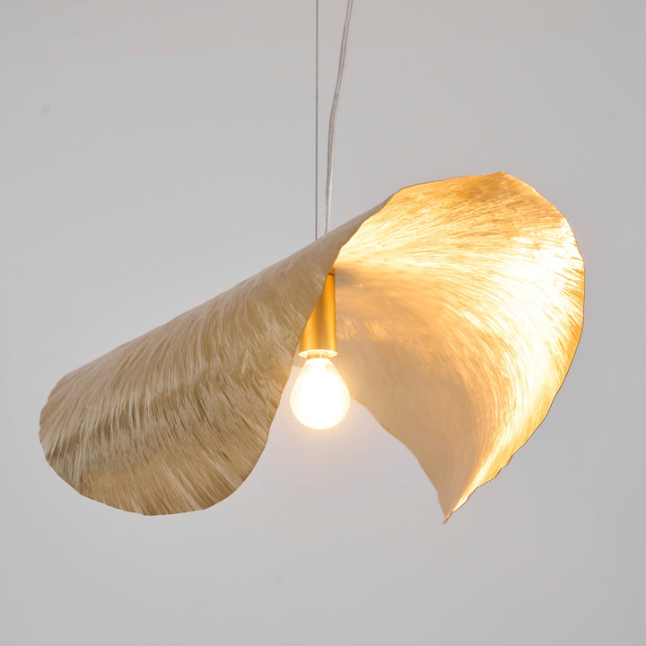Wisząca lampa młotkowana