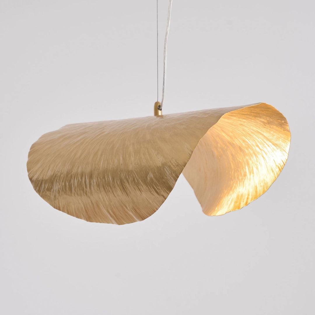 Wisząca lampa młotkowana