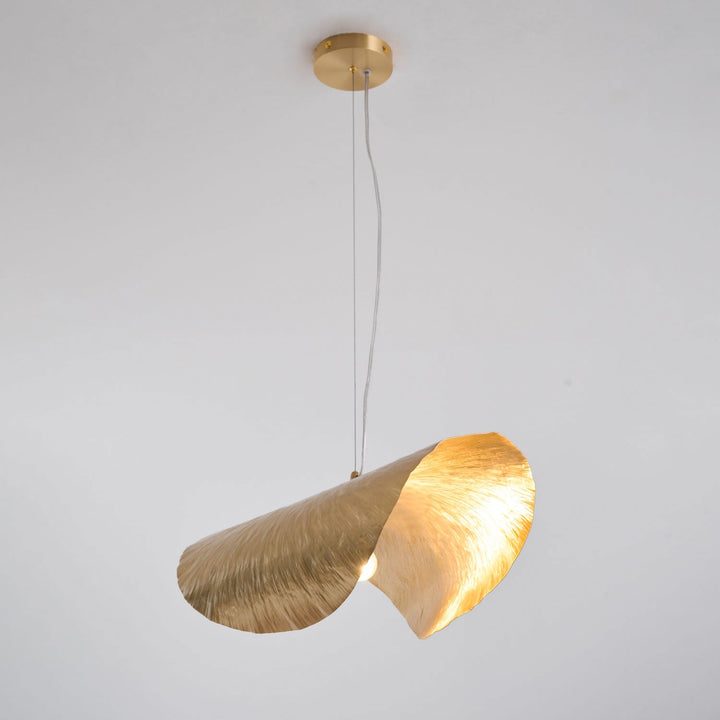 Wisząca lampa młotkowana