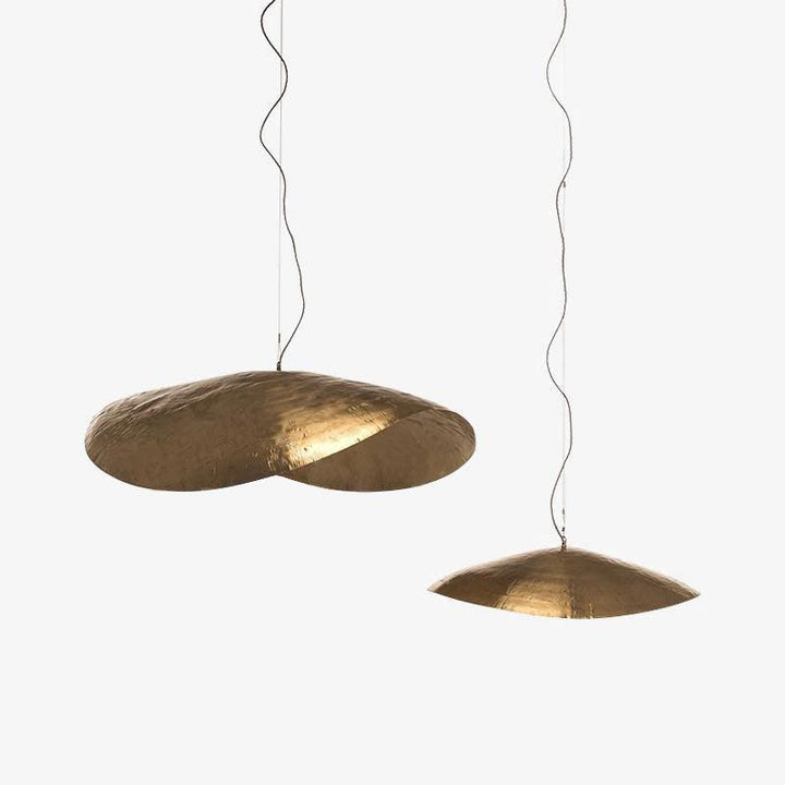 Wisząca lampa młotkowana