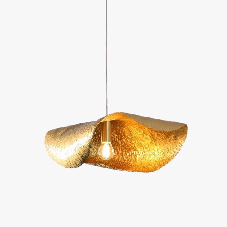 Wisząca lampa młotkowana