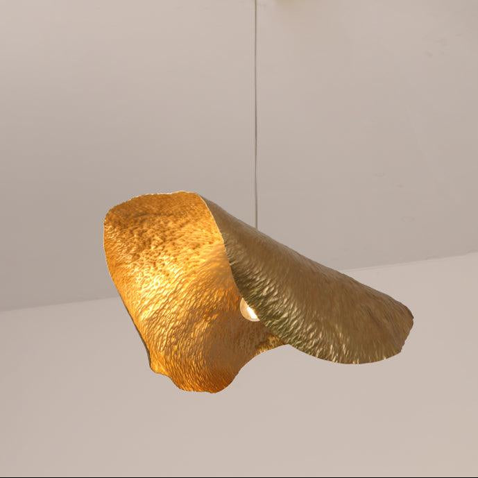 Wisząca lampa młotkowana
