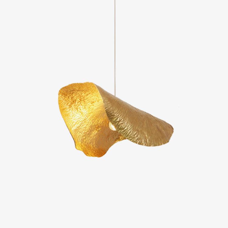 Wisząca lampa młotkowana